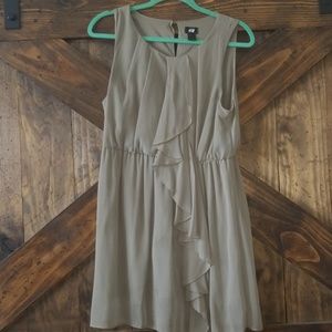 Flowy Sage Green Ruffle Dress